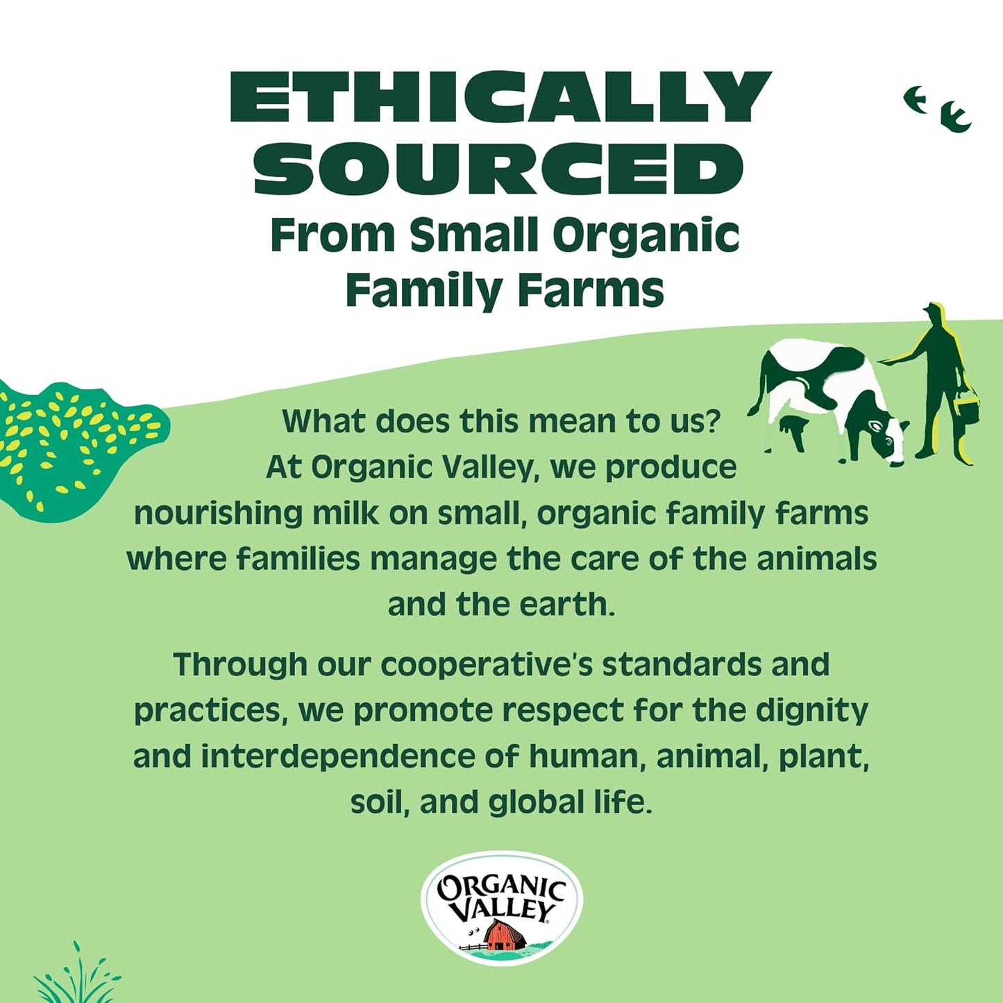 Organic Valley Fat Free Milk, 64 oz