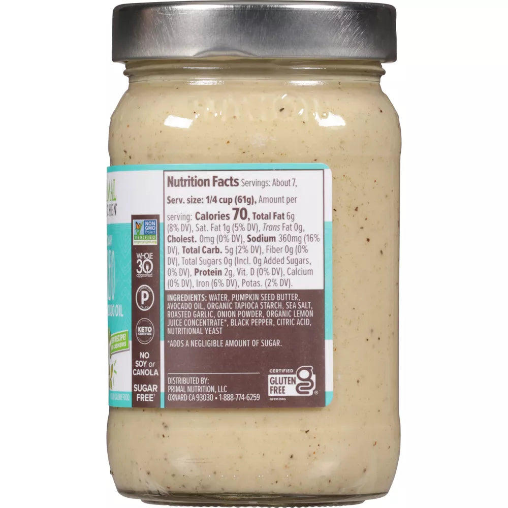 Primal Kitchen No Dairy Alfredo Sauce, 15.5 oz