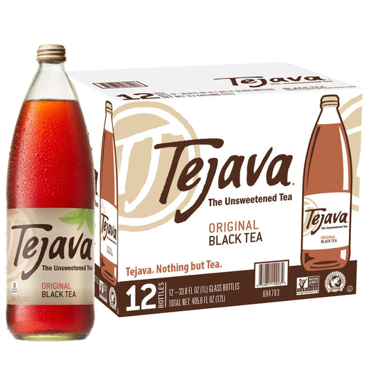 Tejava Unsweetened Original Black Tea, 1 L