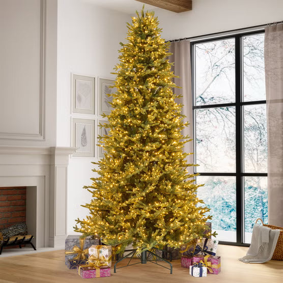 9' Pre-Lit Radiant Micro LED with Twinkle Artificial Christmas Tree*