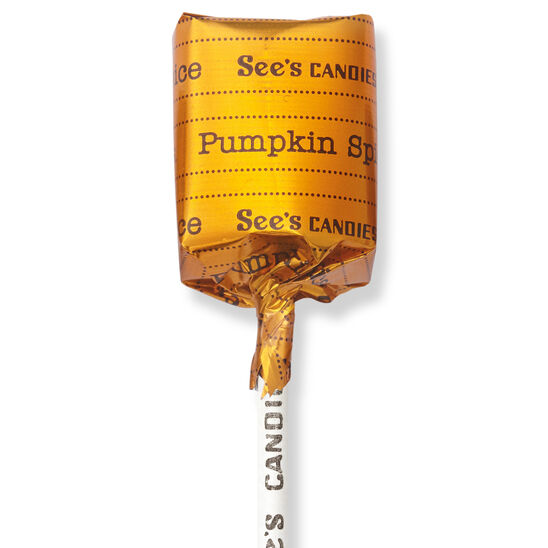 See's Candies Pumpkin Spice Lollypops 8.4oz