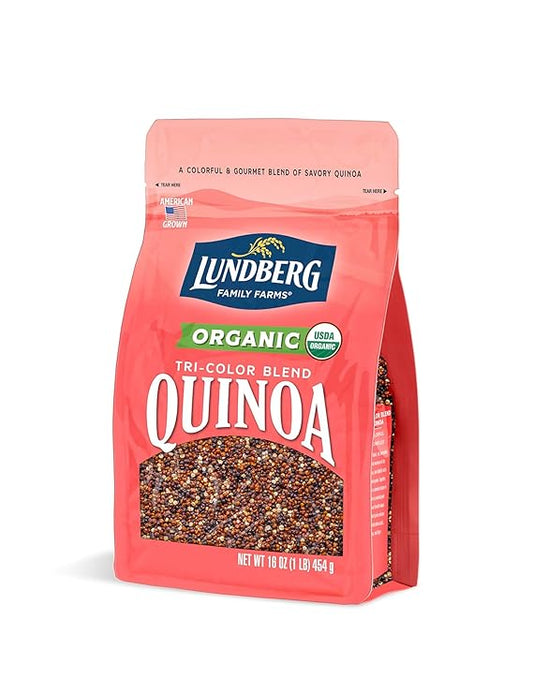 Lundberg Organic Tri-Color Blend Quinoa, 16 oz