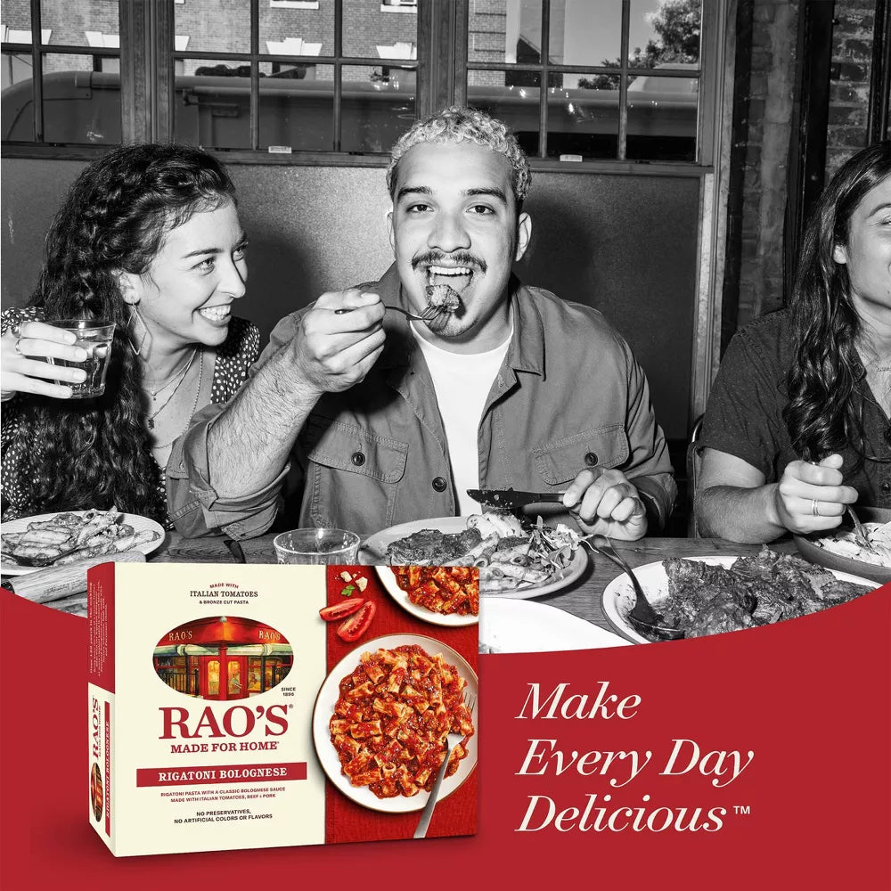 Rao's Made for Home All Natural Frozen Pasta Meal Rigatoni Bolognese, 25 oz