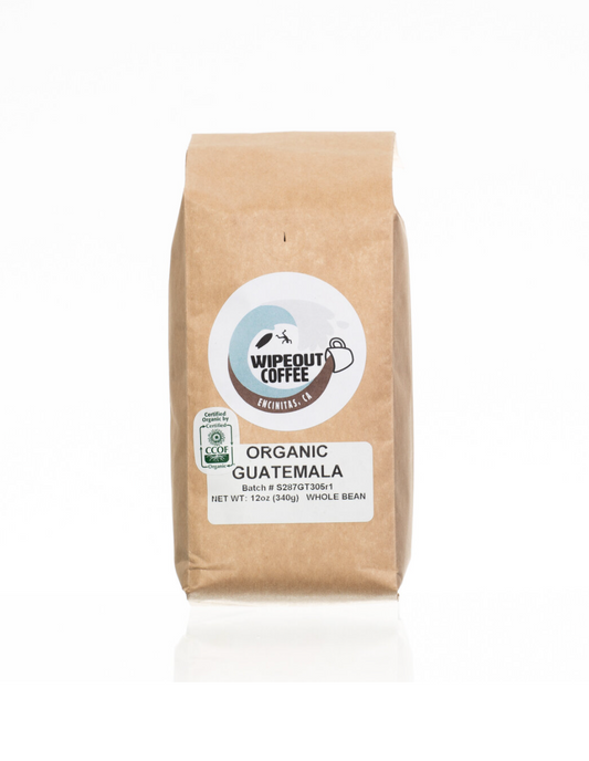 Wipeout Coffee Organic Guatemala Medium Roast 12oz