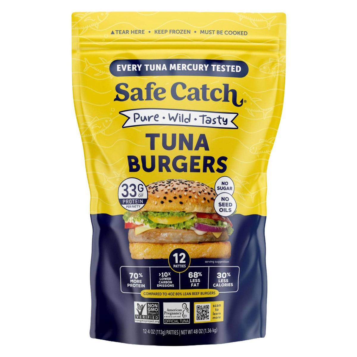 Safe Catch Tuna Burgers, 12 ct