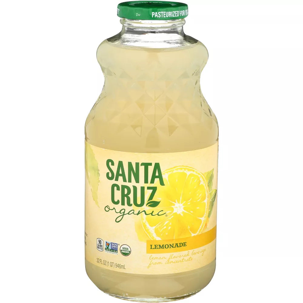 Santa Cruz Organic Lemonade, 32 fl oz