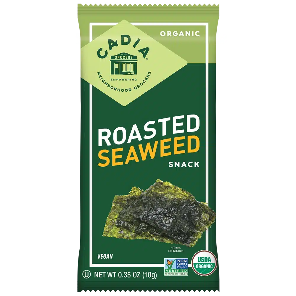 Cadia Organic Roasted Seaweed Snack, .35 oz