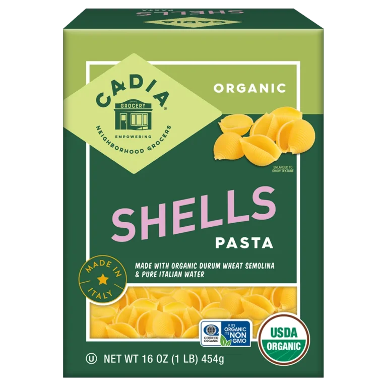 Cadia Organic Shells Pasta, 16 oz