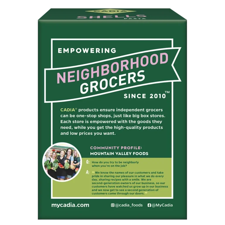 Cadia Organic Shells Pasta, 16 oz