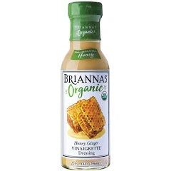 Brianna's Organic Honey Ginger Vinaigrette Dressing, 10 oz