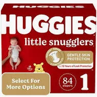 Huggies Diapers Size 1, 84 Count