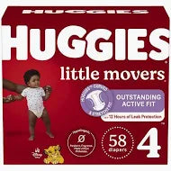 Huggies Diapers Size 4, 58 Count