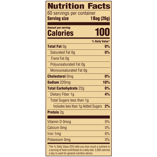 Snyder's of Hanover Mini Pretzels, 100 Calorie Pack, 0.92 oz, 60 ct