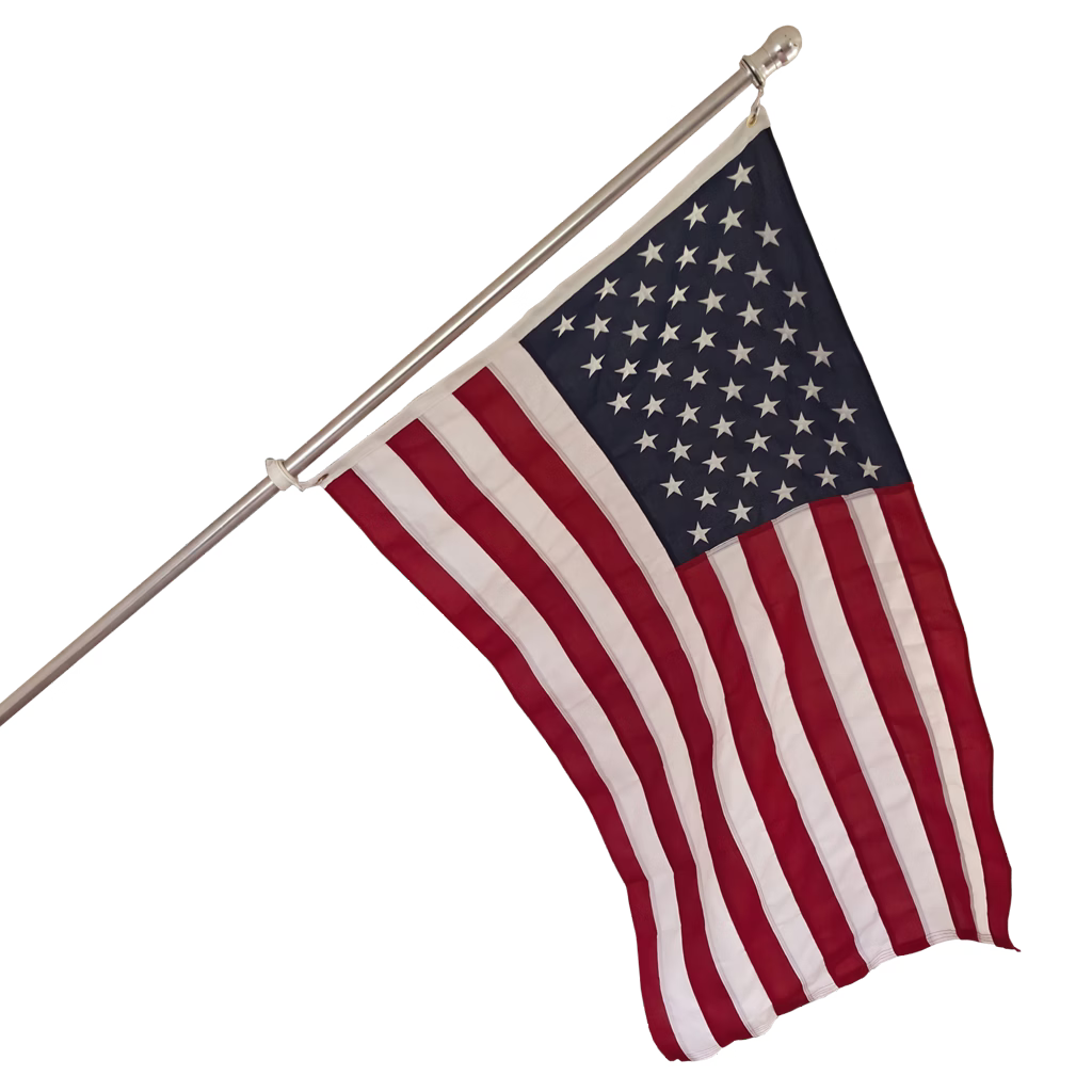Valley Forge 3' x 5' American Flag with 6' Pole