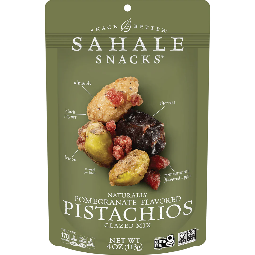 Sahale Snacks Pomegranate Pistachios Glazed Mix Nut Blend, 4 oz