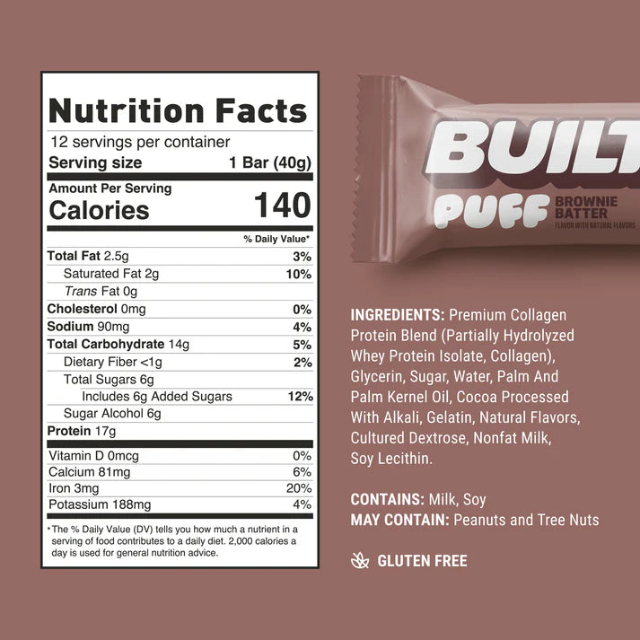 Built Brownie Batter Puff Bar, 1.41 oz