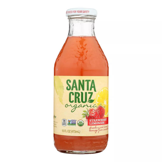 Santa Cruz Organic Strawberry Lemonade, 16 oz