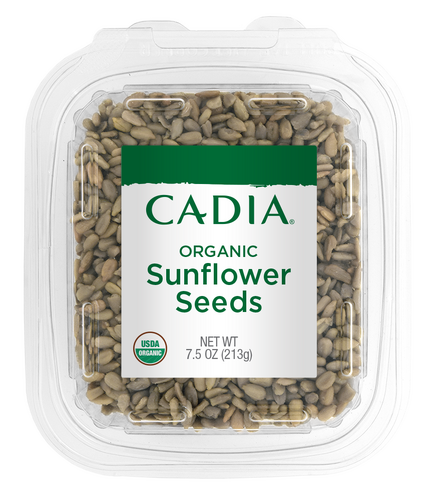 Cadia Organic Raw Sunflower Seeds, 7.5 oz