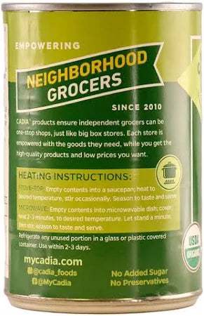 Cadia Organic Sweet Corn, 15 oz