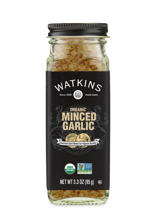 Watkins Organic Minced Garlic 3.3 oz