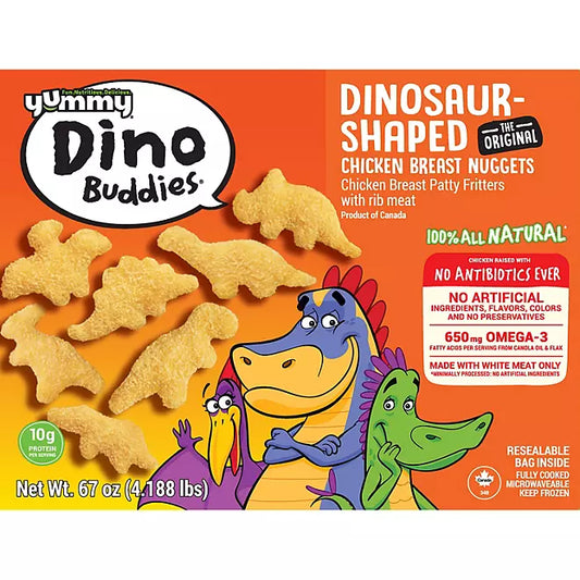 Yummy Dino Buddies Chicken Breast Nuggets, 67 oz