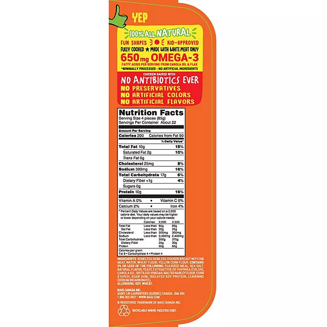 Yummy Dino Buddies Chicken Breast Nuggets, 67 oz