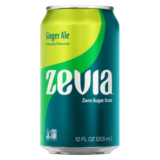 Zevia Zero Sugar Ginger Ale, 6 Pack